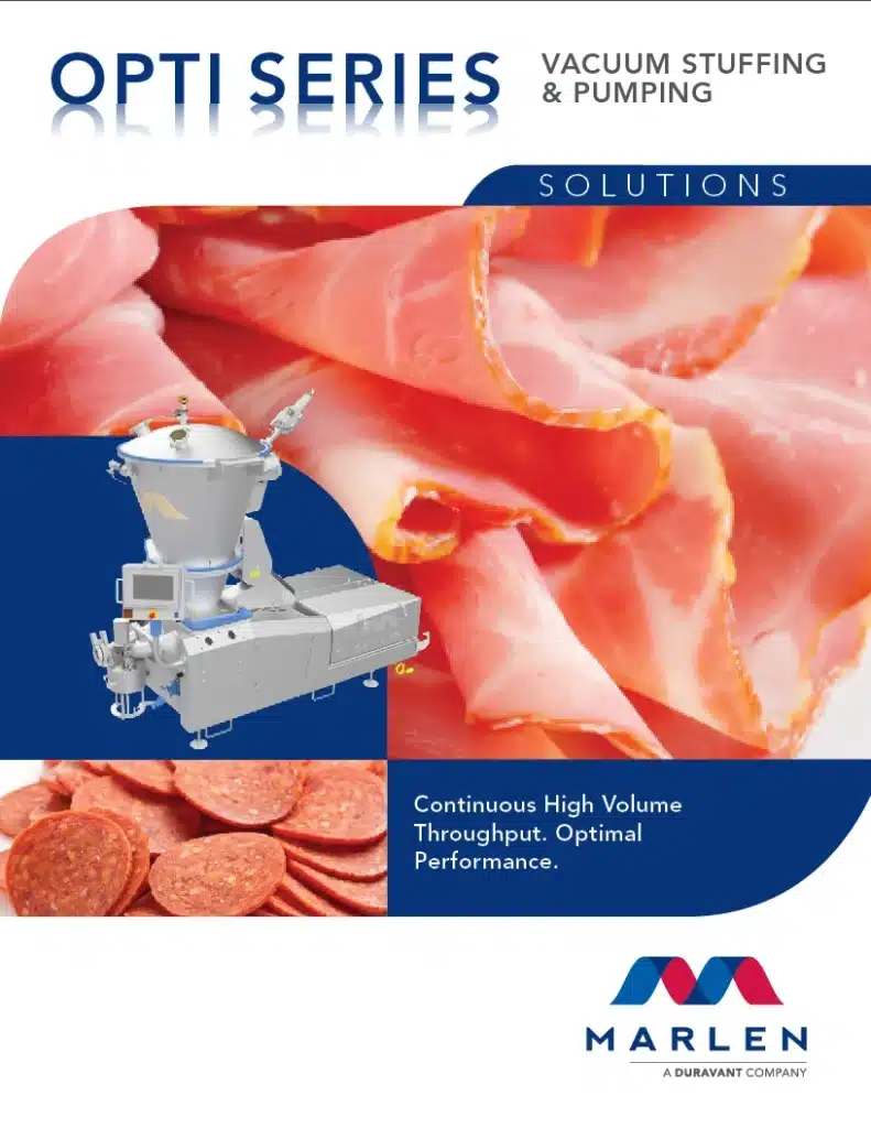 Marlen Opti Vacuum Stuffing and Pumping Systems Brochure