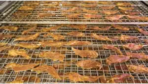 Pet Treats on an Industrial Dehydrator screen